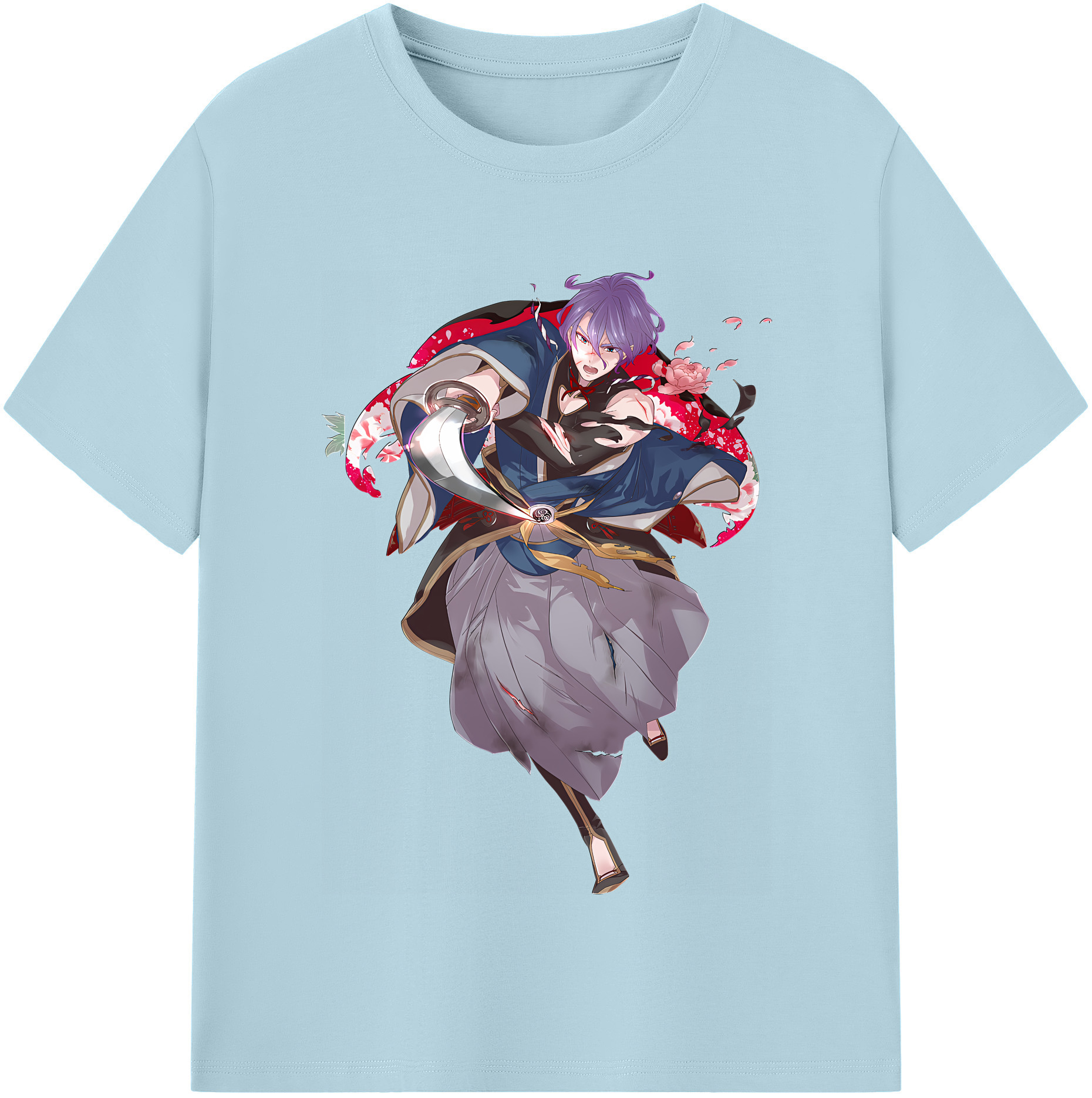 （画像用） 刀剣乱舞 Touken Ranbu 綿100％半袖Tシャツ（フロントプリント）